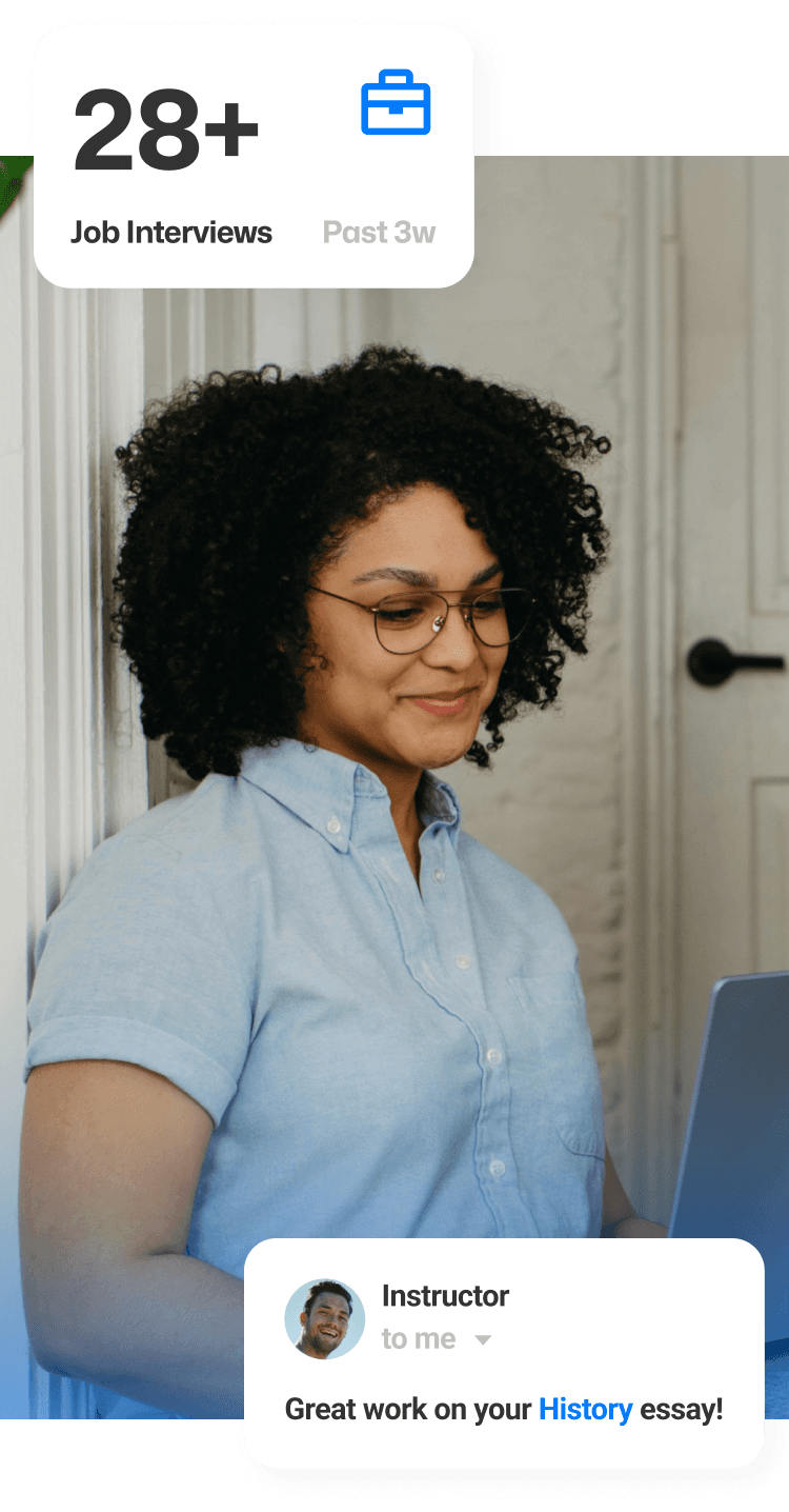 Person working on a laptop